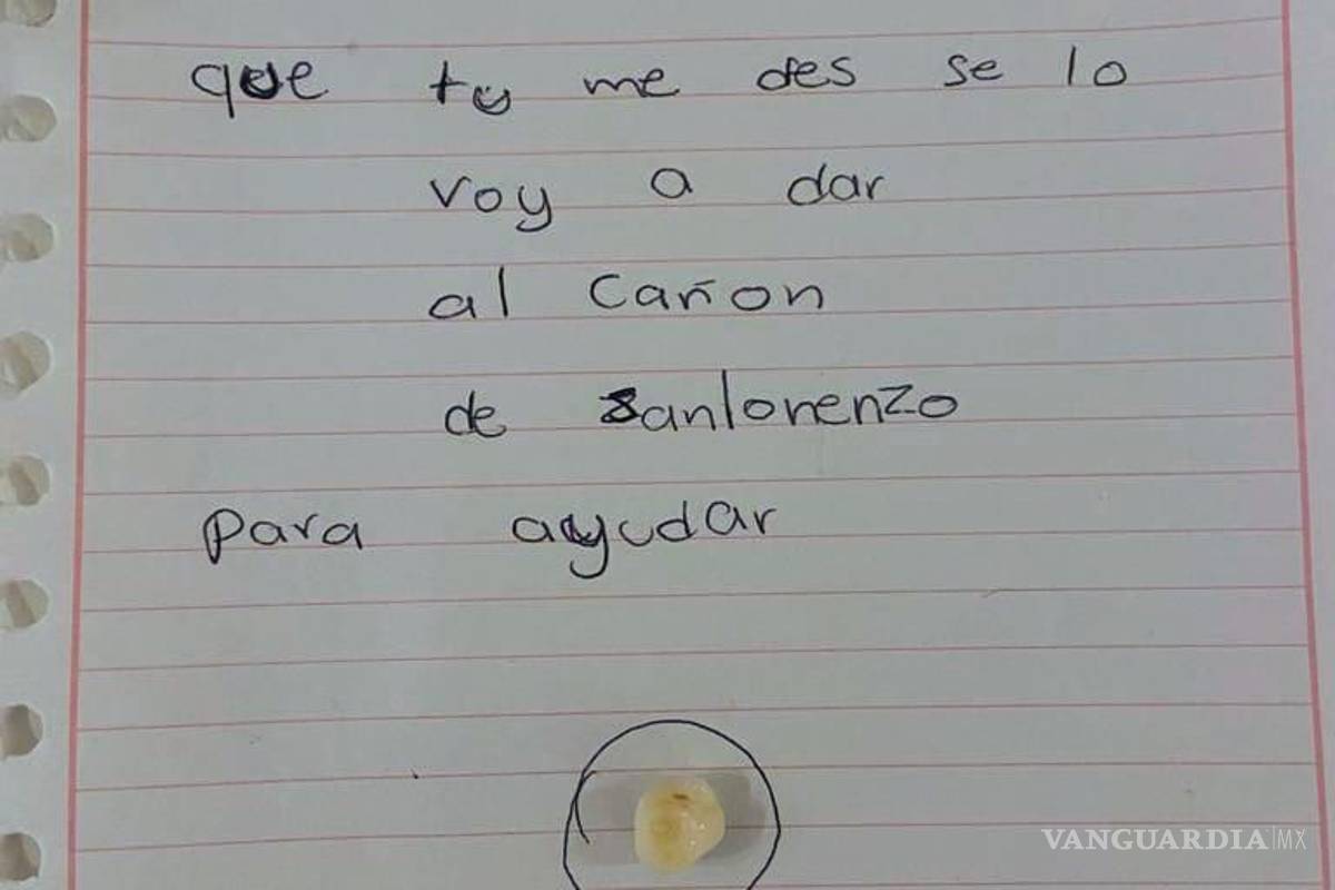 Por incendio, niña de Saltillo dona dinero que le dio el “Ratón Pérez” al Cañón de San Lorenzo