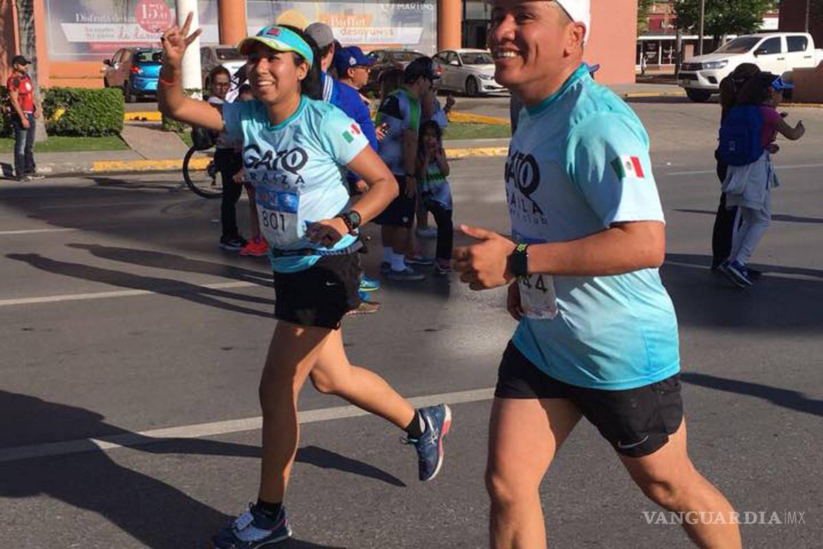 Los saltillenses invanden el Maratón Lala