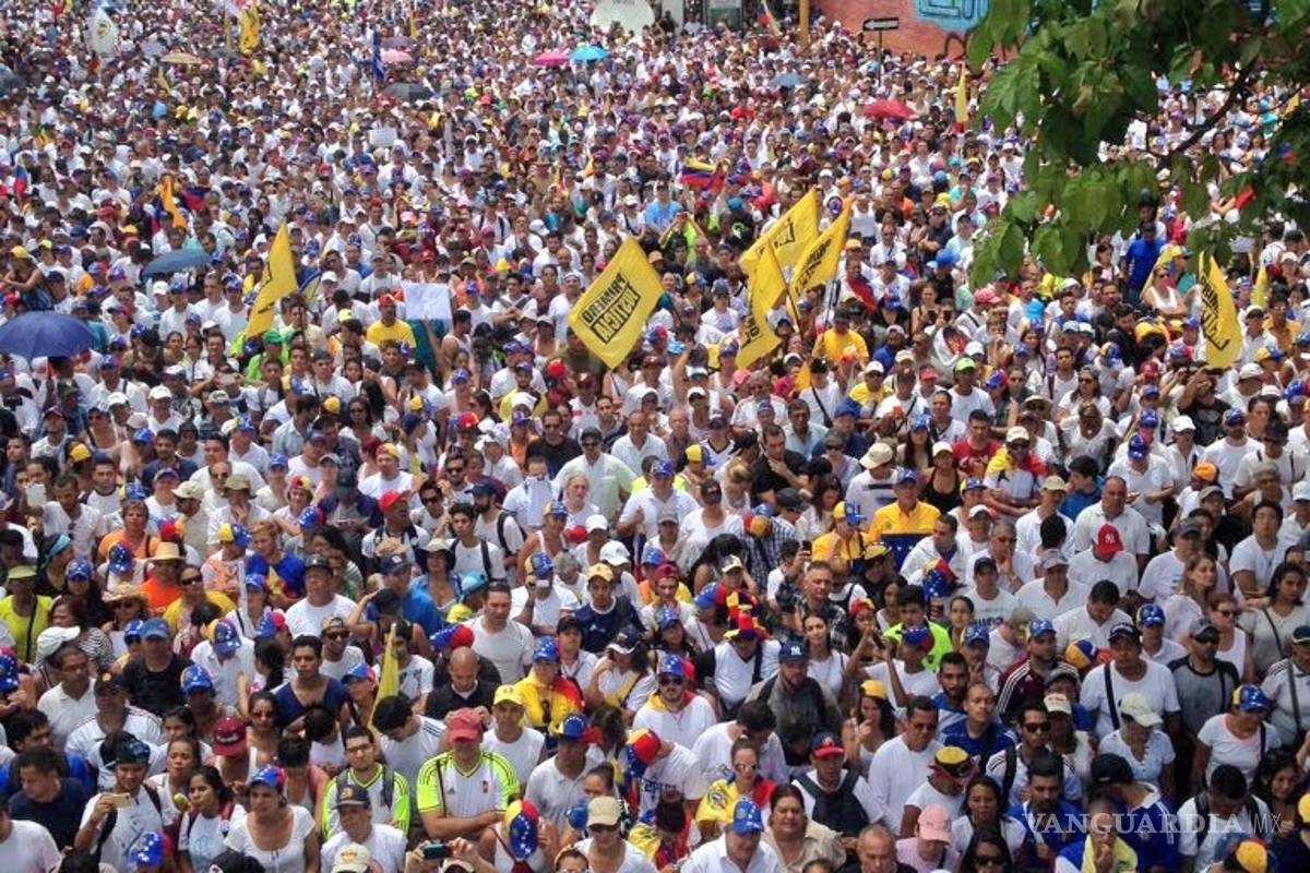 $!Fotos de la impresionante marcha en Caracas contra Maduro