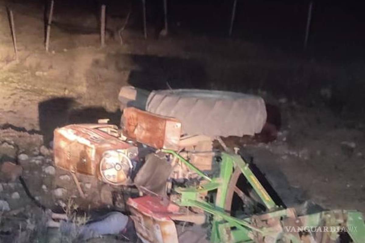 Fallece trabajador en accidente laboral; tractor lo aplasta en Arteaga