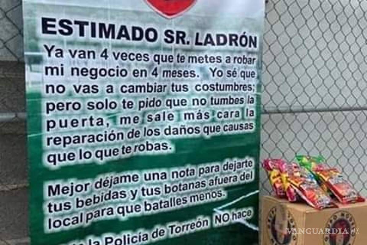 Niega “cuota” a policías y paga las consecuencias, dice comerciante de Torreón