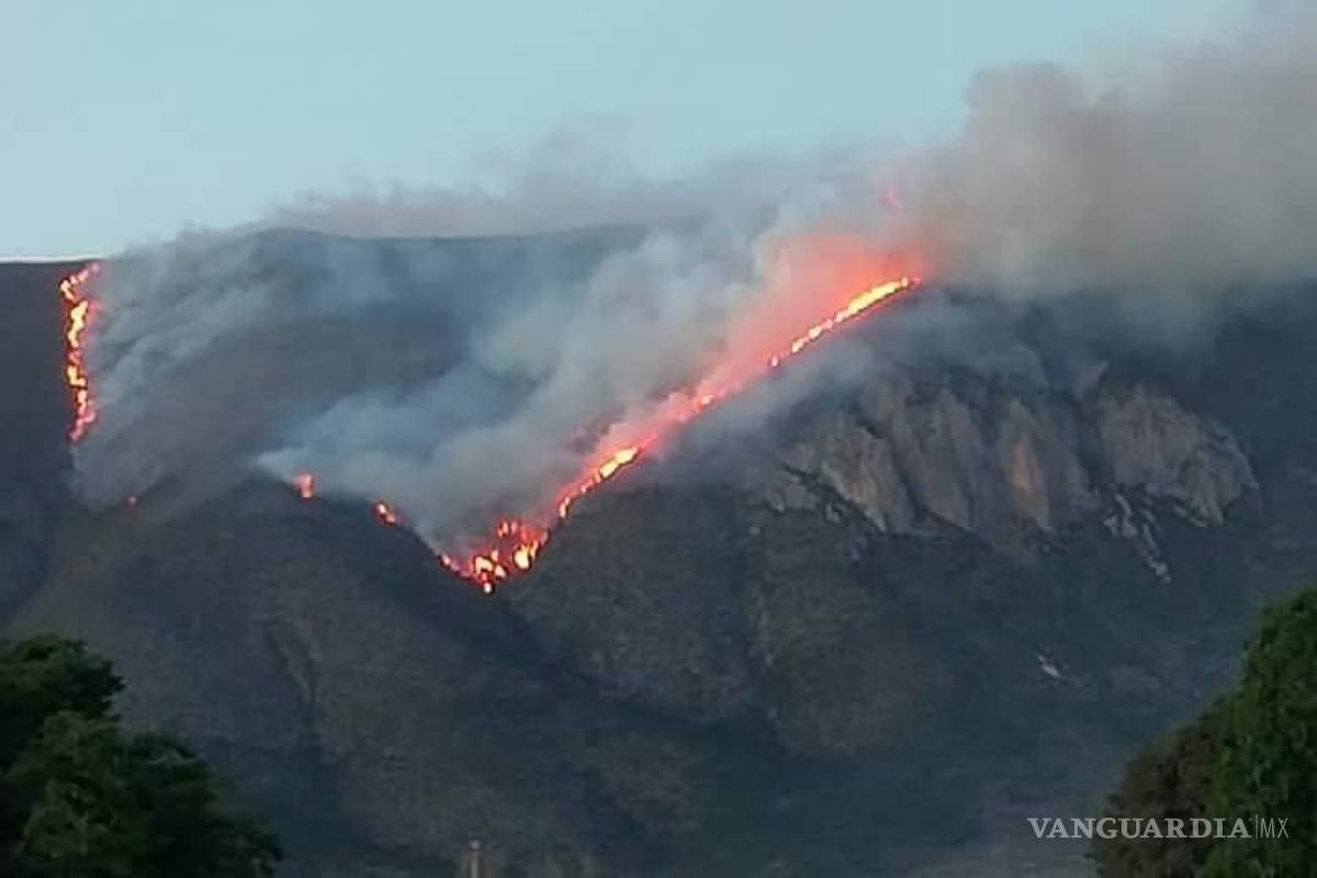 Combaten dos incendios brigadistas en Coahuila y Nuevo León