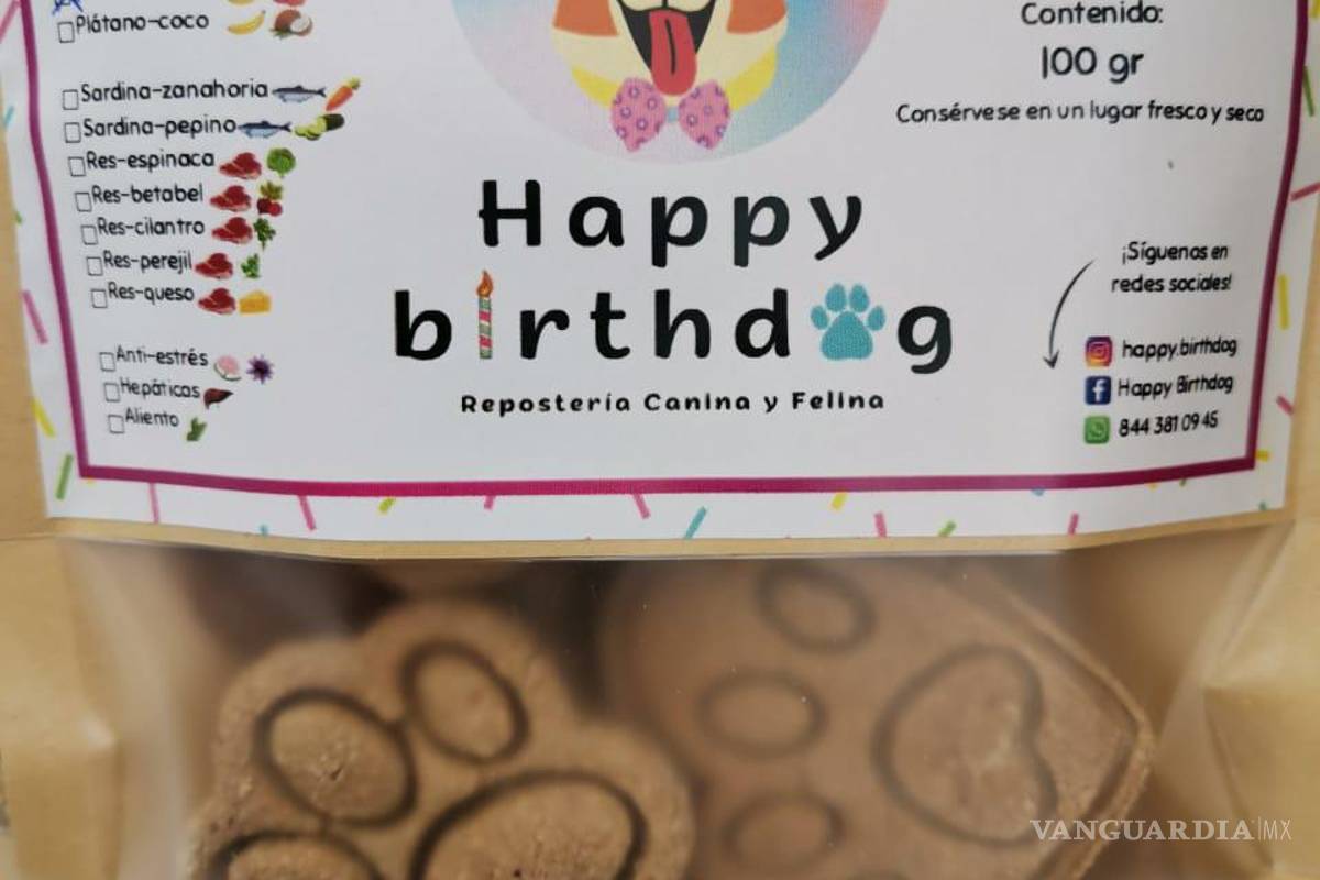Saltillo: happy birth... ¿dog? Para pagarse estudios, joven vende pasteles para mascotas