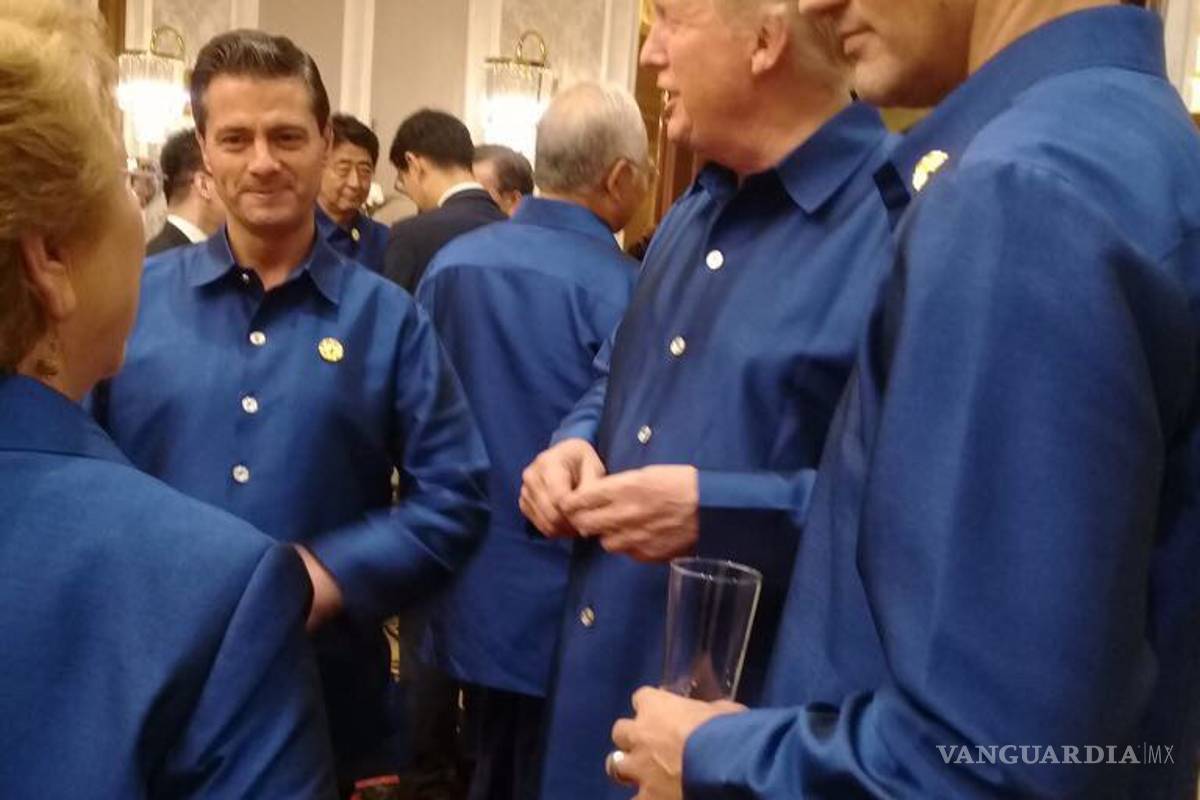 Coinciden Peña y Trump en cumbre APEC