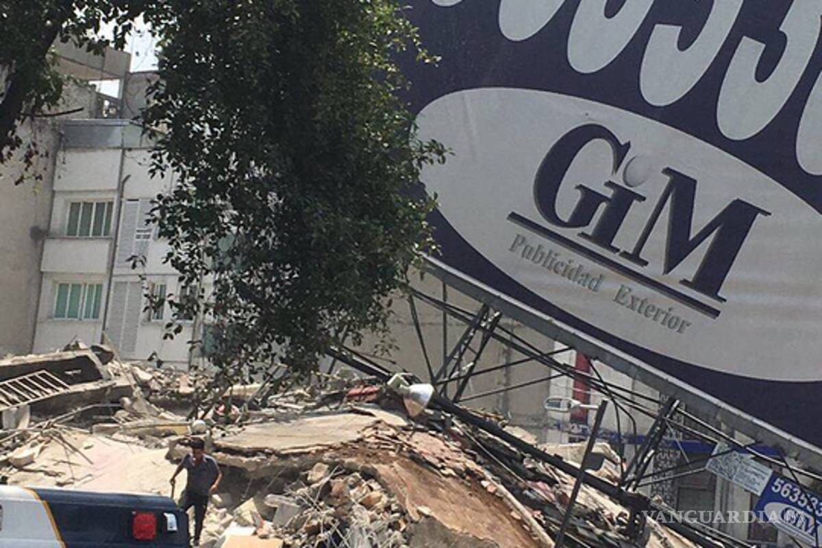 Fotos del desastre que dejó el sismo en la Ciudad de México