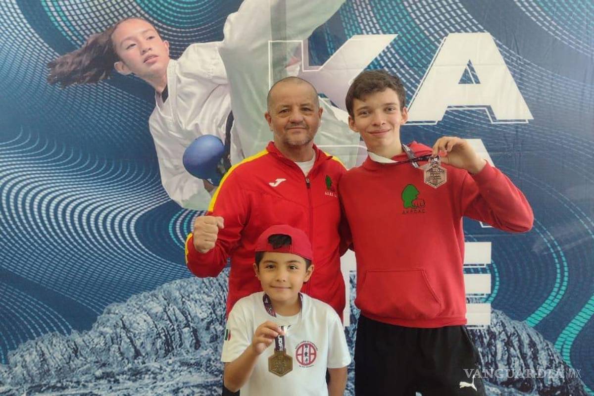 Regresan con medallas del Nacional de Karate a Coahuila