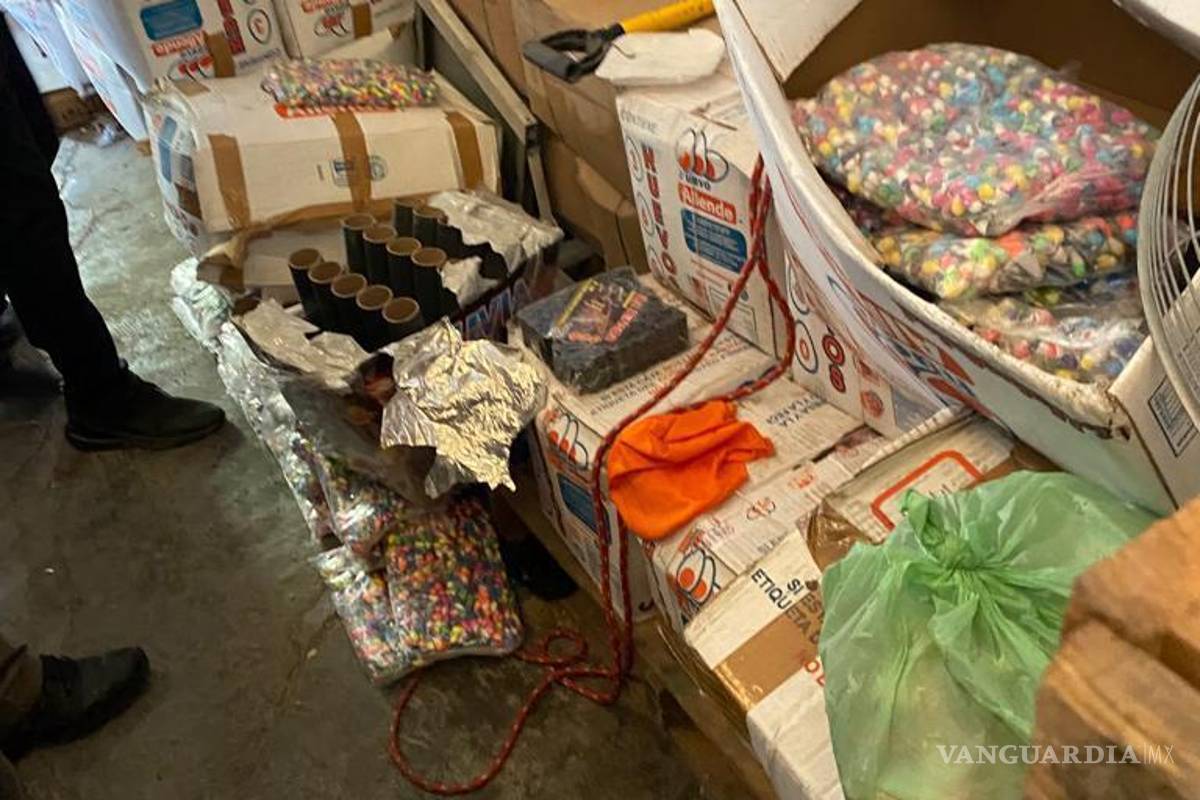 Decomisa FGR en NL 80 toneladas de pirotecnia