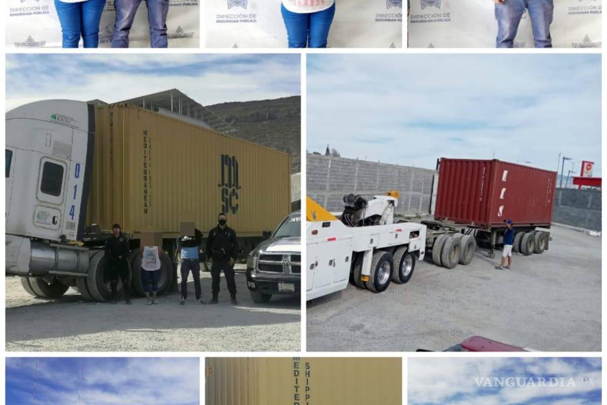 Saltillo: localizan por GPS a tráiler robado en Nuevo León; presuntos ladrones iban abordo