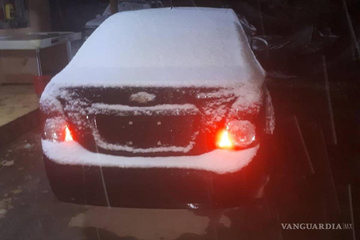 $!Arteaga se pinta de blanco en el último día del año