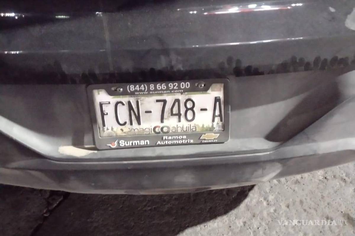 Imprudente conductora arrolla a motociclista al norte de Saltillo... y se retira del lugar