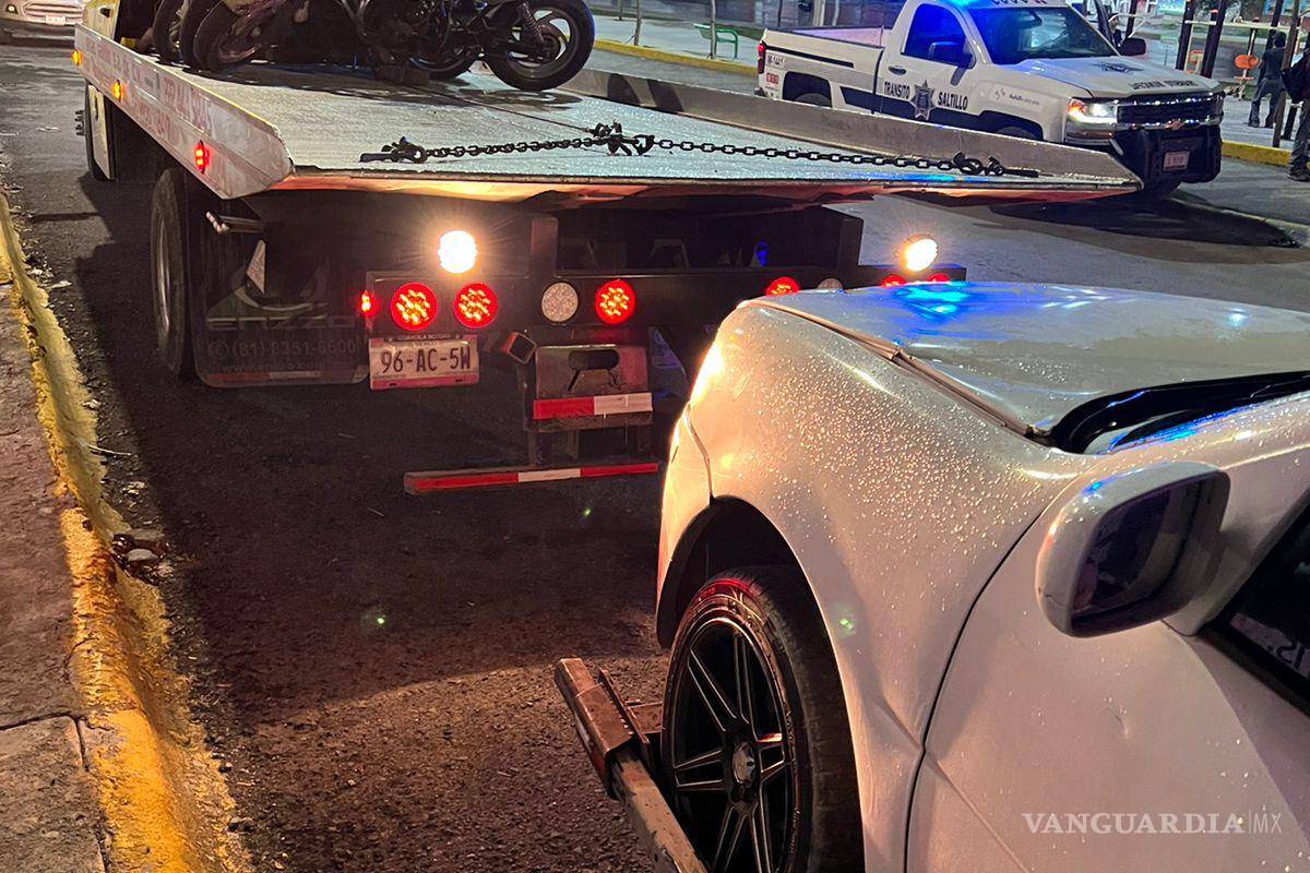 Implementan operativo contra ‘motonetos’ en colonia al sur de Saltillo