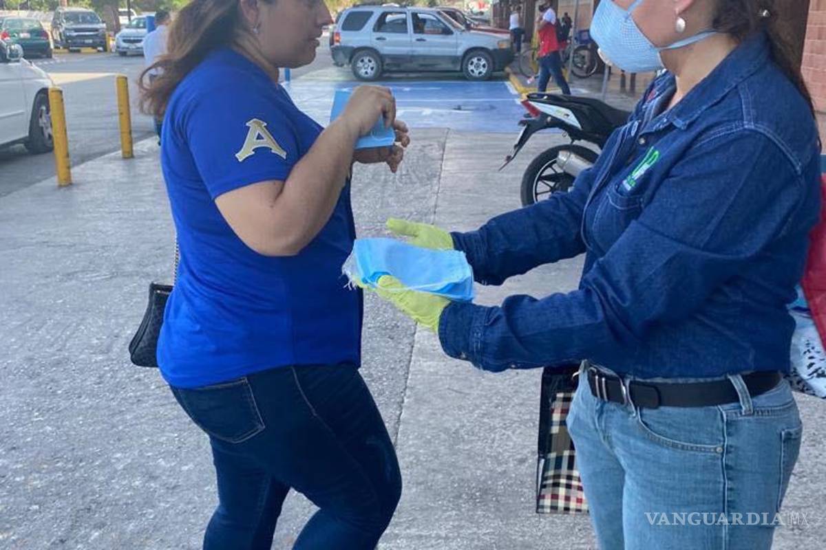 UPMF, TEC y UTRCC donan mil cubrebocas a ciudadanos de Monclova