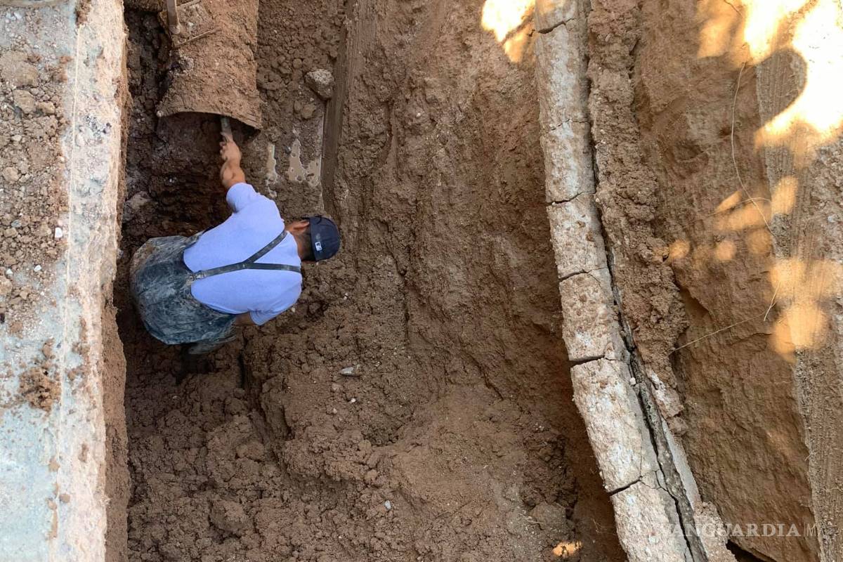 Trabajador del SIMAS Torreón lesionado en derrumbe