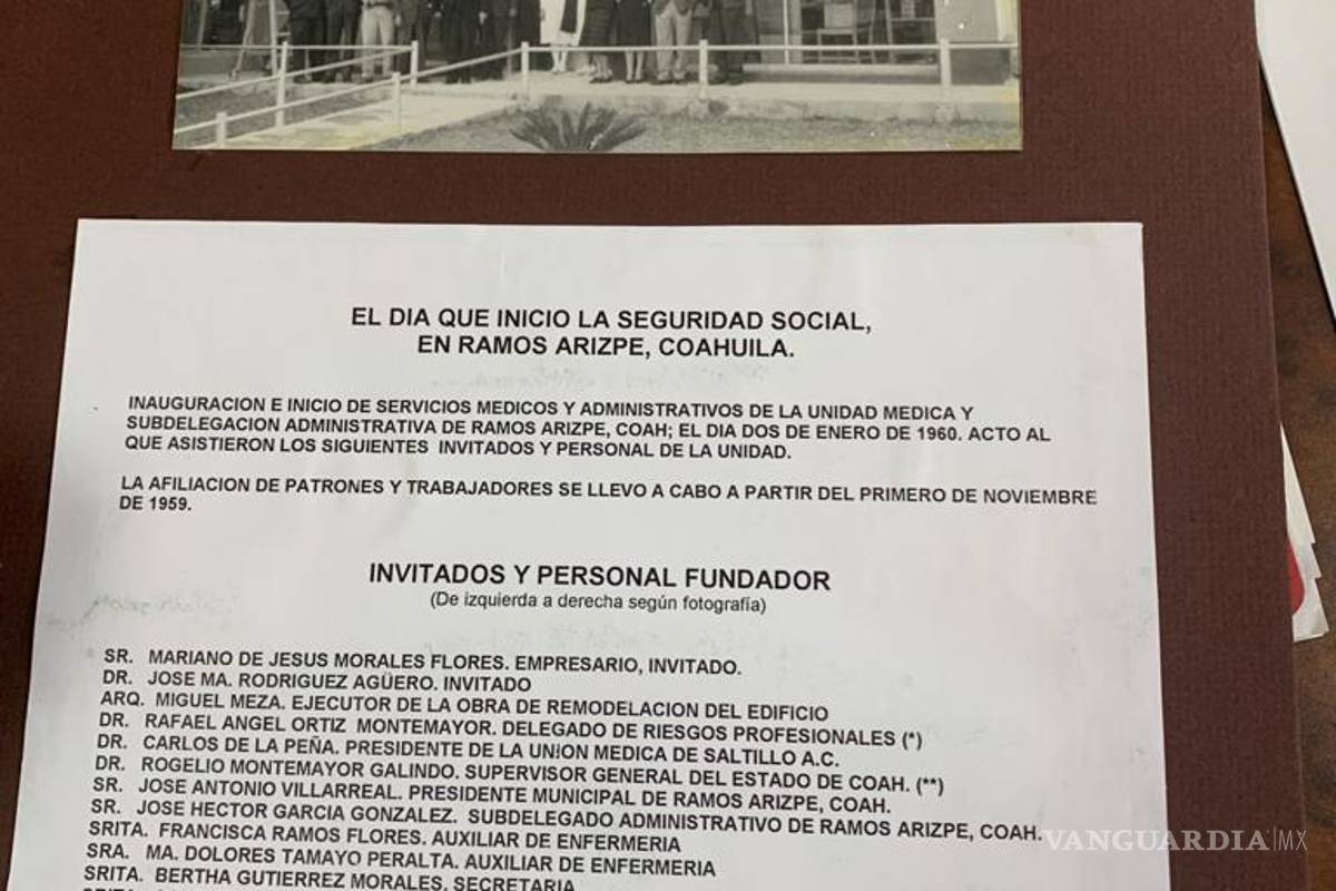 IMSS: comprometido con la salud de los coahuilenses desde hace 65 años