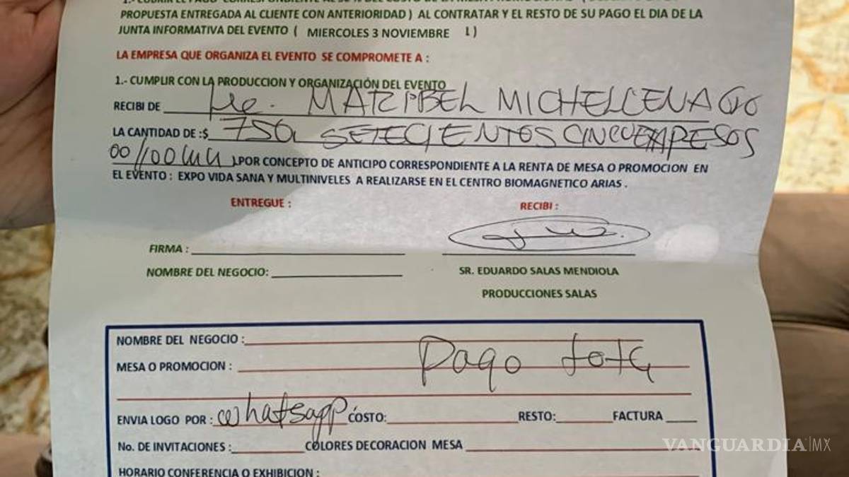 Organizador de Expo vida sana y multinivel en Saltillo se encuentra desaparecido; víctimas de estafa preparan denuncia