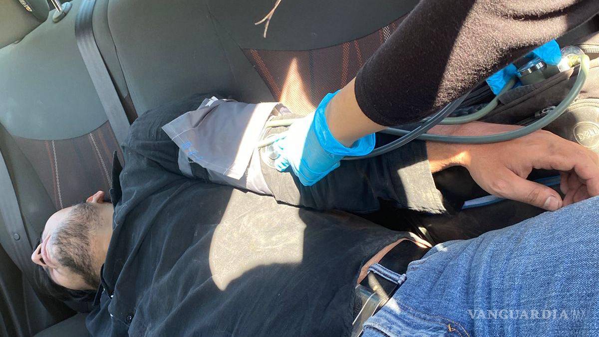 Accidente en carretera Saltillo-Monclova deja a motociclista lesionado