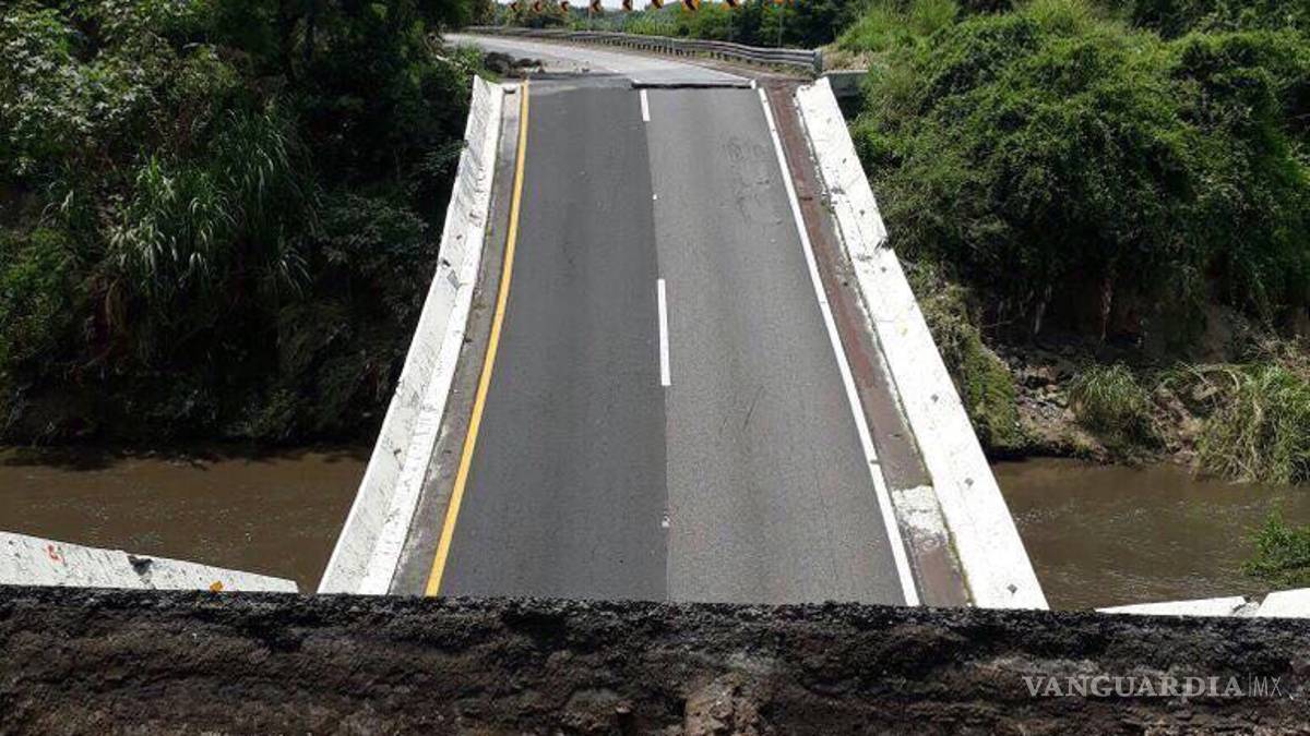 Sismo de la CDMX rompió la carretera hacia Cuernavaca (video)