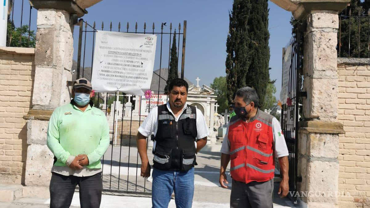 Inicia vigilancia en panteones por Día de las Madres en Saltillo