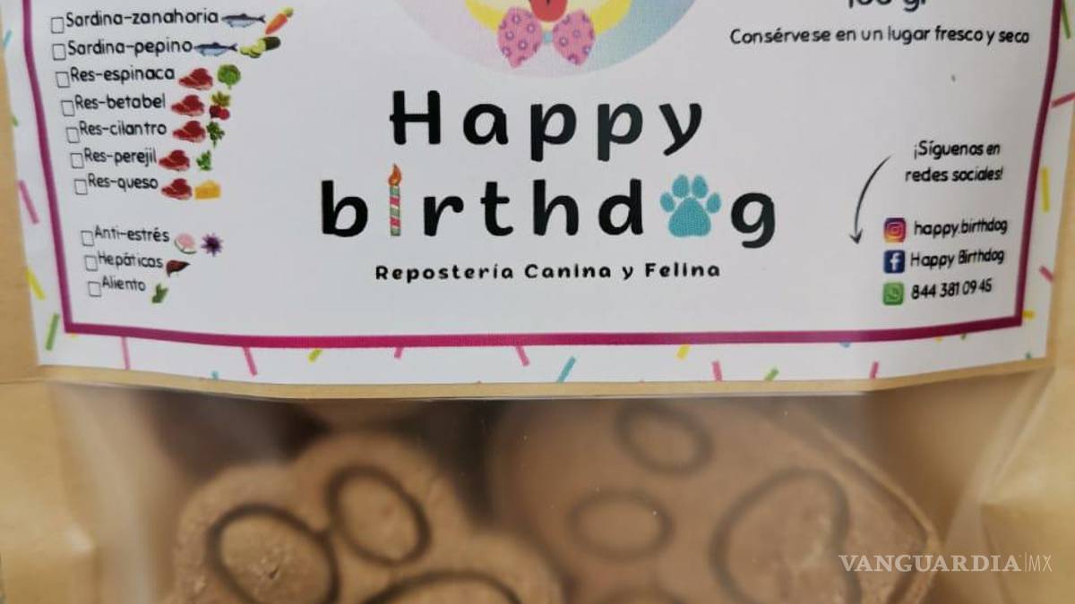 Saltillo: happy birth... ¿dog? Para pagarse estudios, joven vende pasteles para mascotas