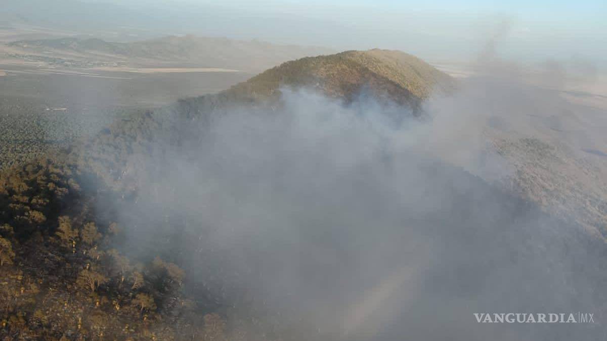 Coahuila: Inicia combate de incendio forestal en ejido ‘Las Esperanzas’