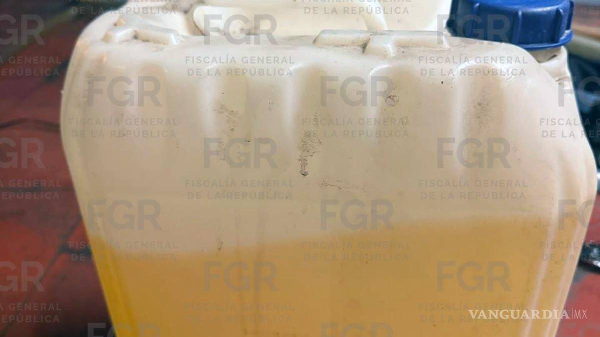 Cateo deja el aseguramiento de 203 litros de hidrocarburo y un autobús en Pesquería, NL