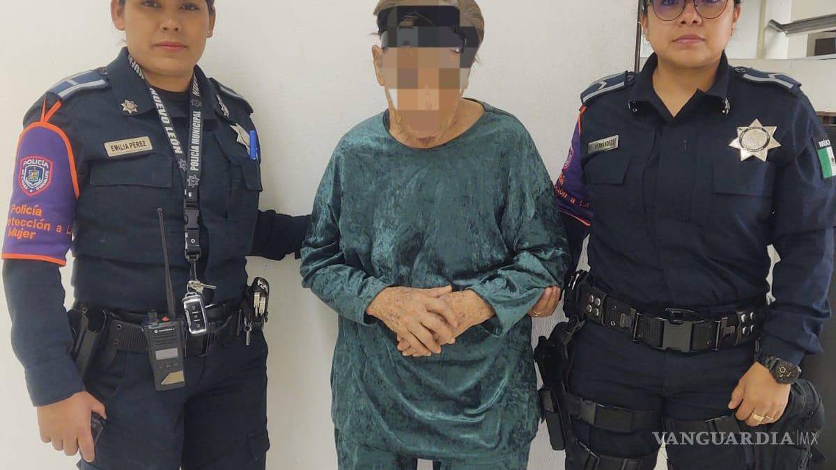 Rescatan a mujer de 85 años que escapó de asilo en Guadalupe, Nuevo León
