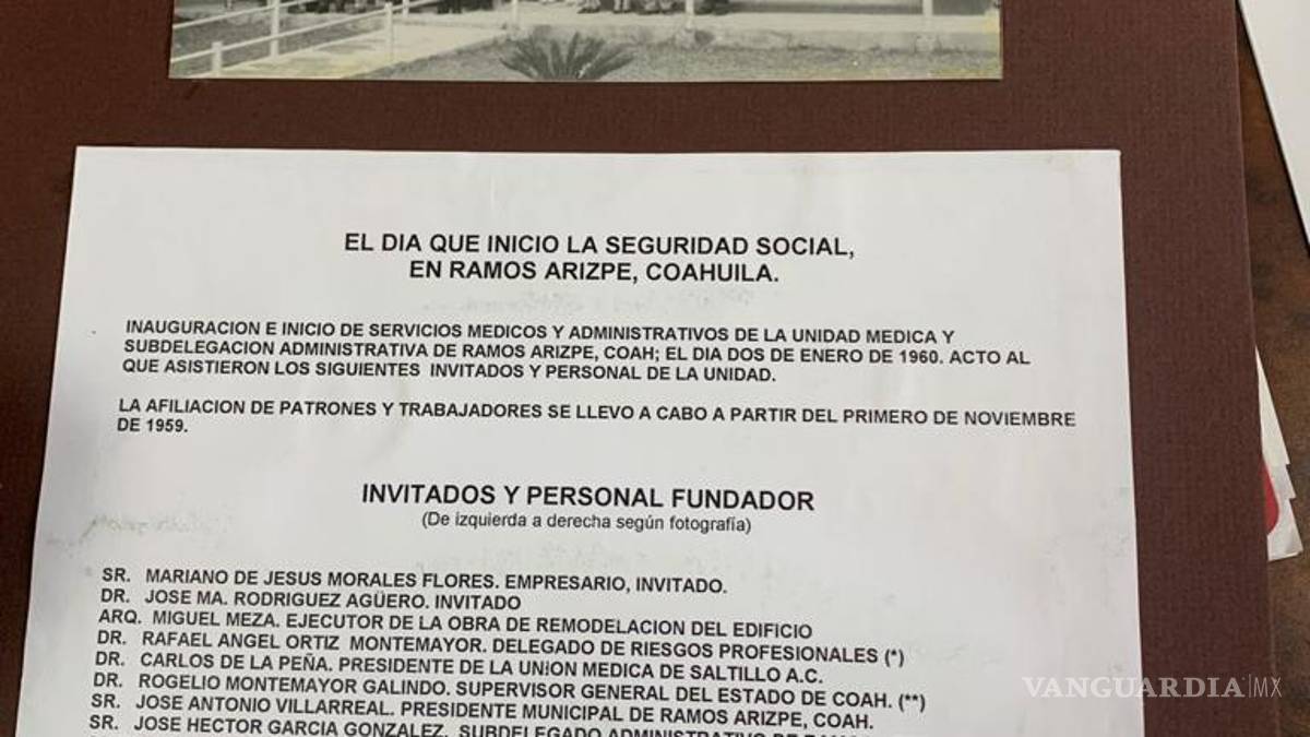 IMSS: comprometido con la salud de los coahuilenses desde hace 65 años