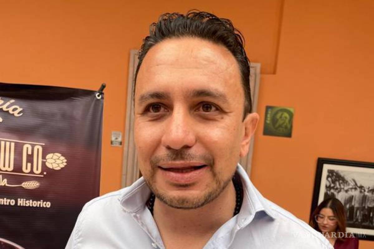 $!Christian Duarte, representante de la Asociación de Comerciantes del Centro Histórico de Saltillo, destacó los beneficios del convenio con Mejora Coahuila.