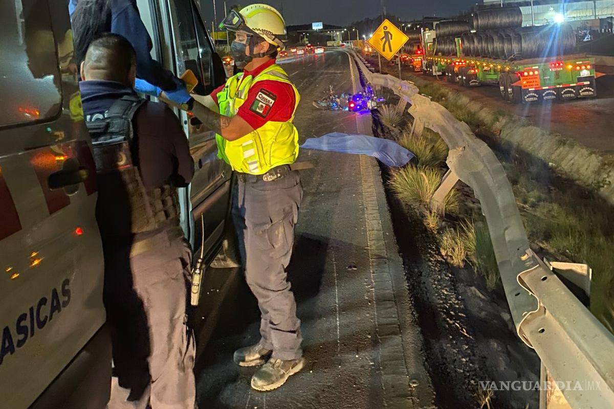 Joven motociclista pierde la vida en accidente vial, en Ramos Arizpe