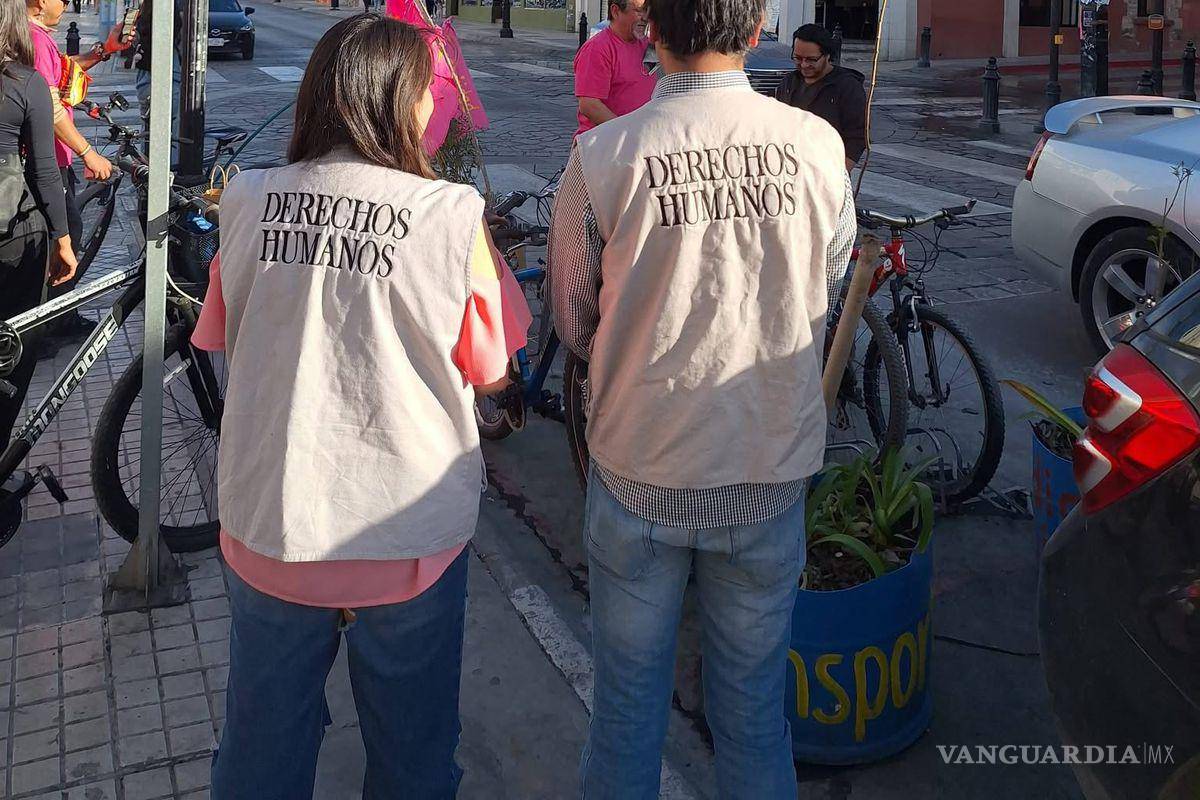 $!Integrantes de Transporte Digno Saltillo subrayaron la necesidad de diseñar calles seguras para las mujeres ciclistas.