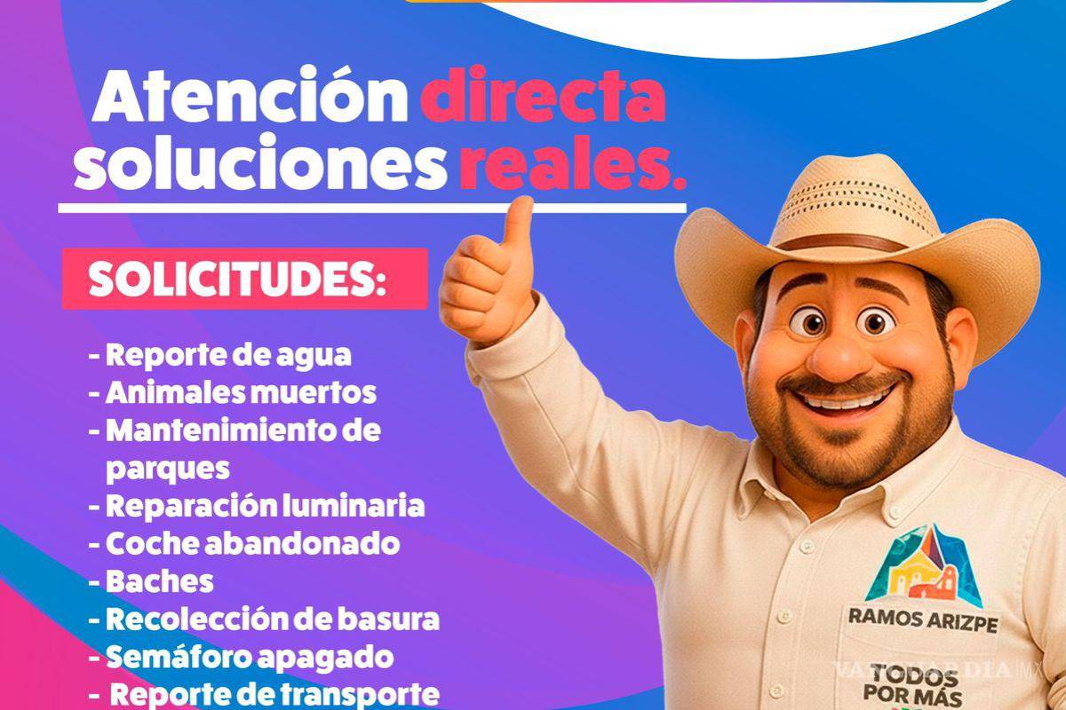 $!Presenta Tomás Gutiérrez ‘Ramos Atiende’, asistente virtual por medio de Whatsapp