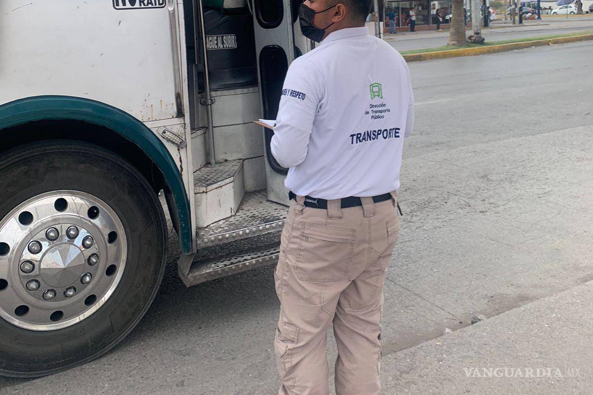 Torreón refuerza revisión y supervisión de rutas de transporte público