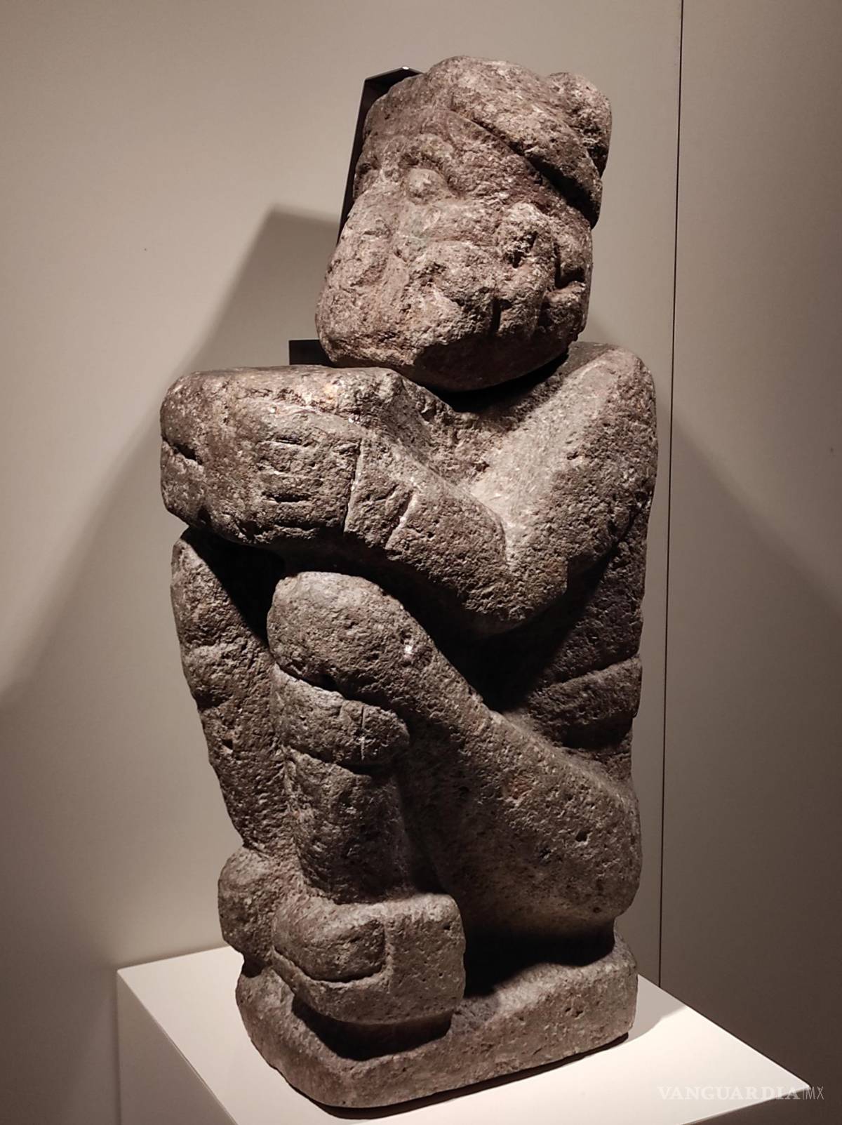 $!Estela funeraria. Porteador de estandarte. EFE/Museo de América de Madrid