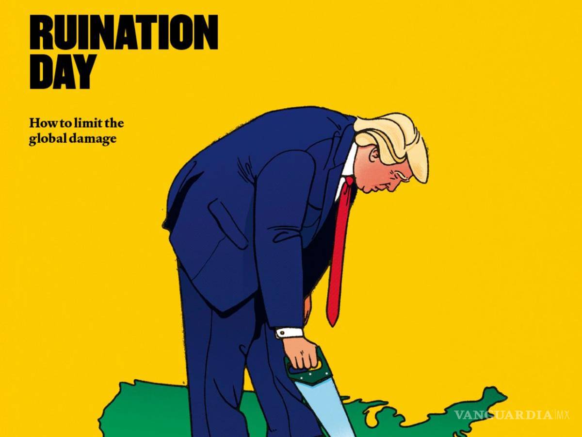 $!Exhibe The Economist aranceles ‘sin sentido’ de Donald Trump