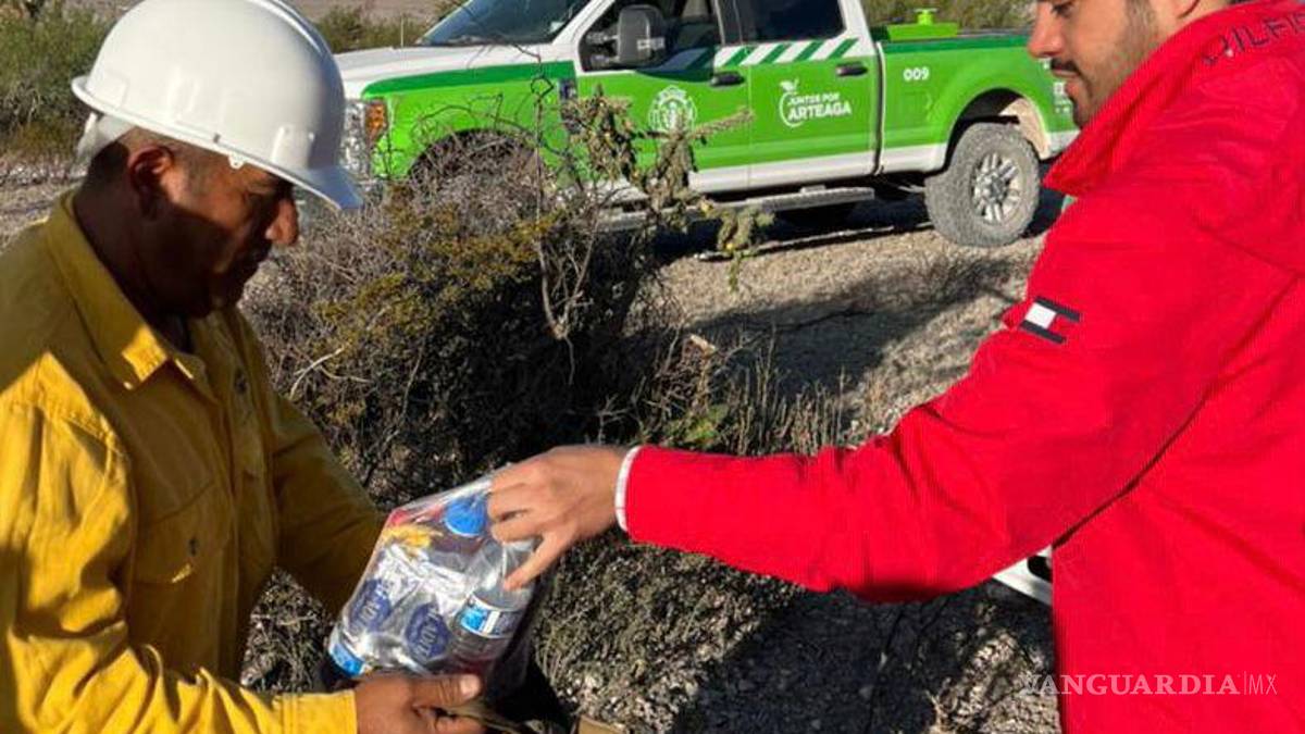 Coahuila: Inicia combate de incendio forestal en ejido ‘Las Esperanzas’