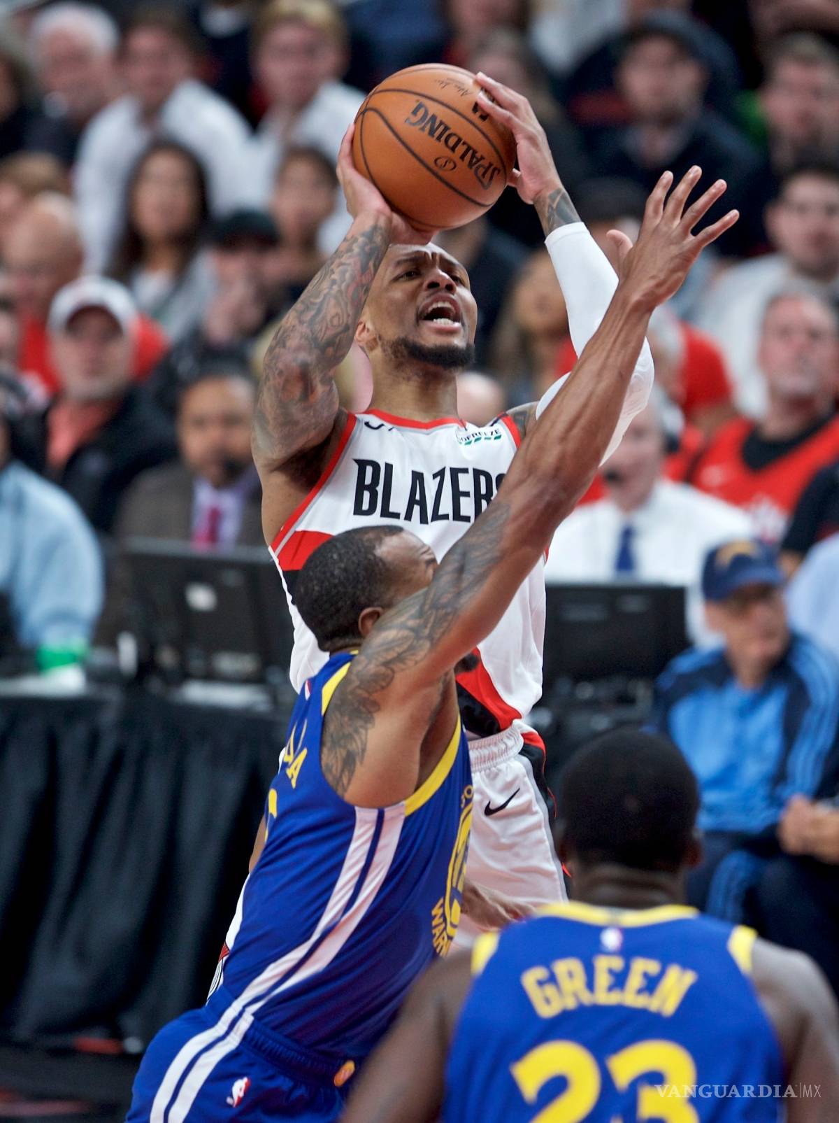 $!Una vez más, Portland sucumbe ante el poderío ofensivo de Golden State