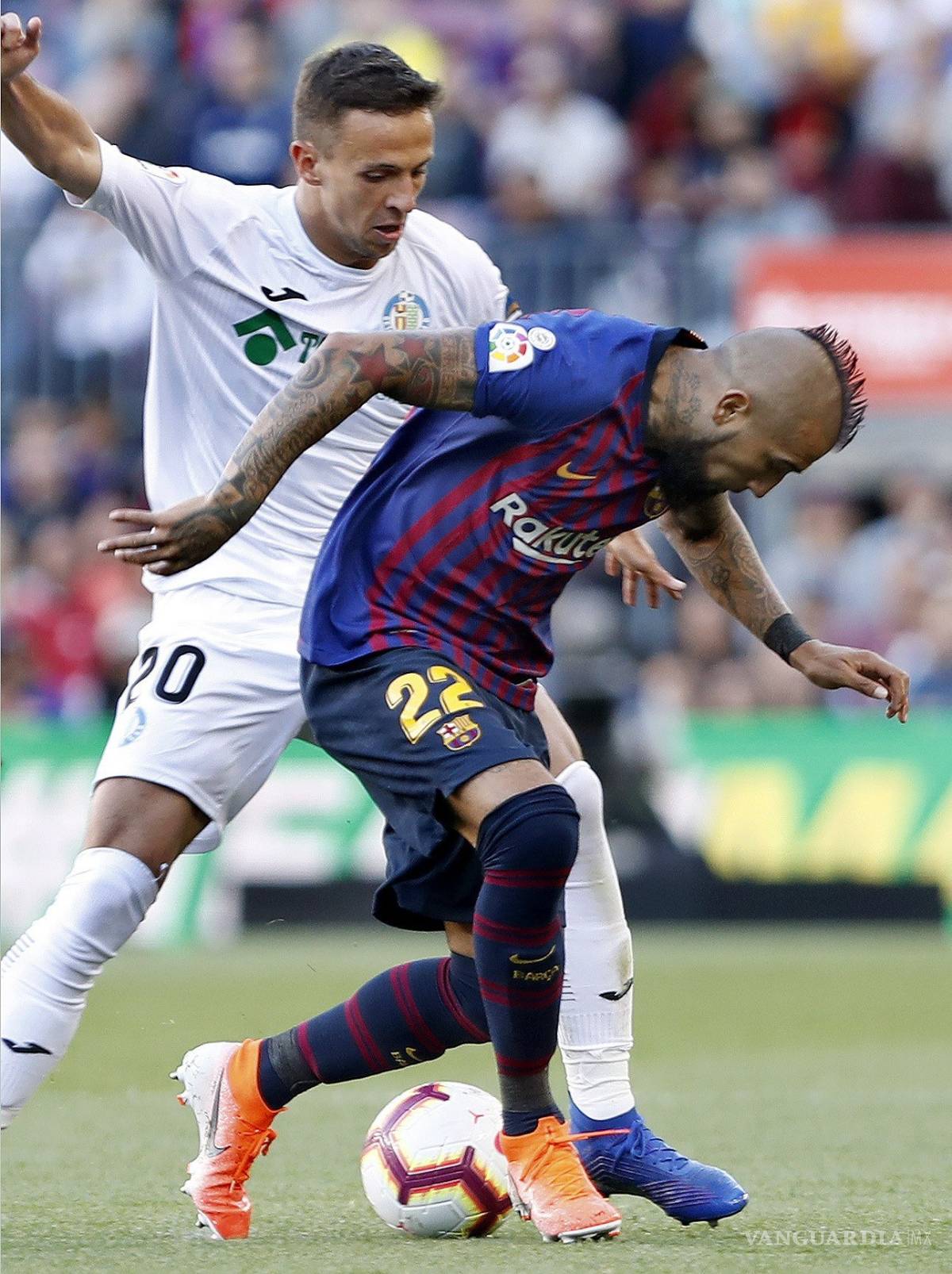 $!El Barcelona gana al Getafe en un insípido y triste Camp Nou