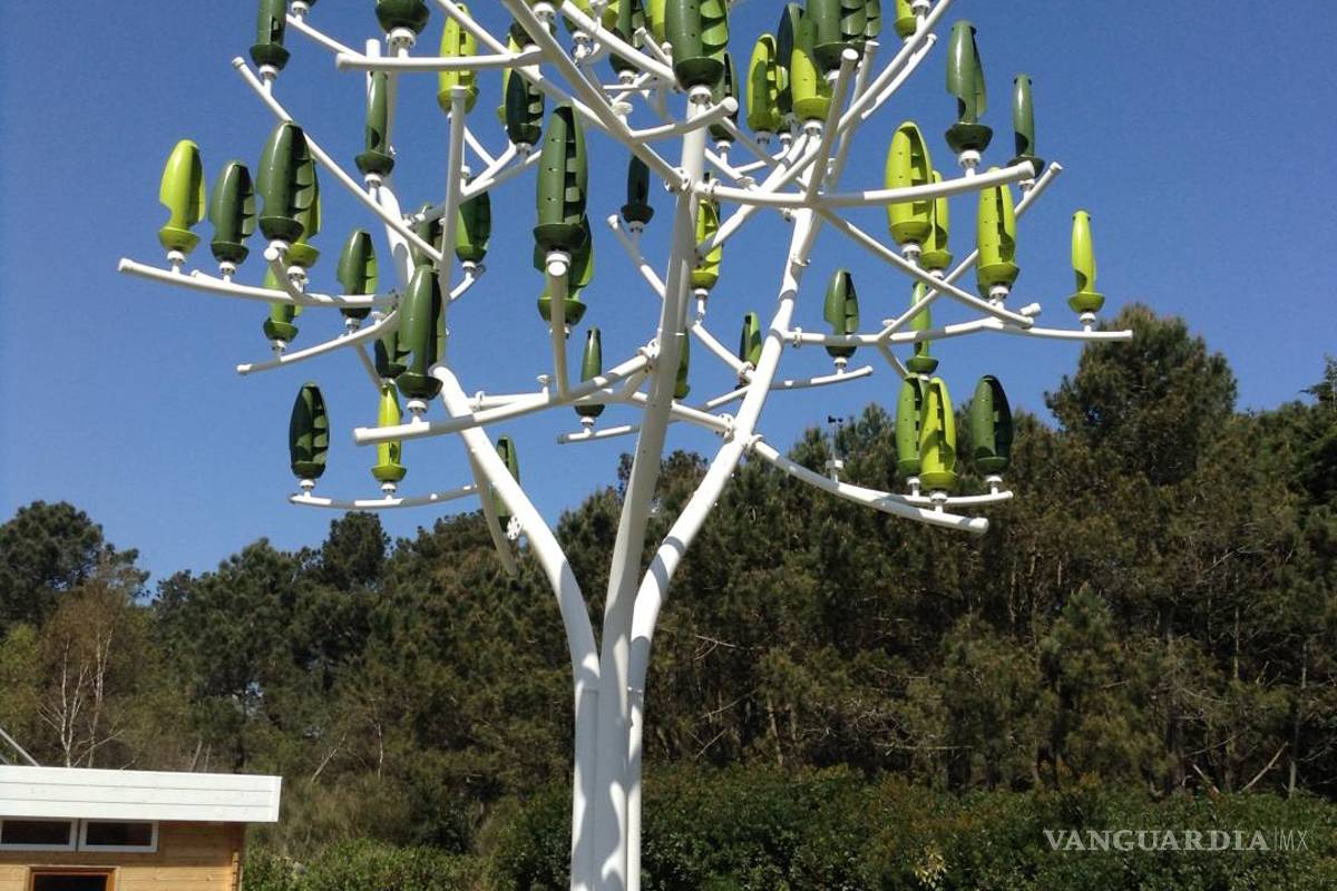 $!Inventan un árbol de viento que genera energía eólica