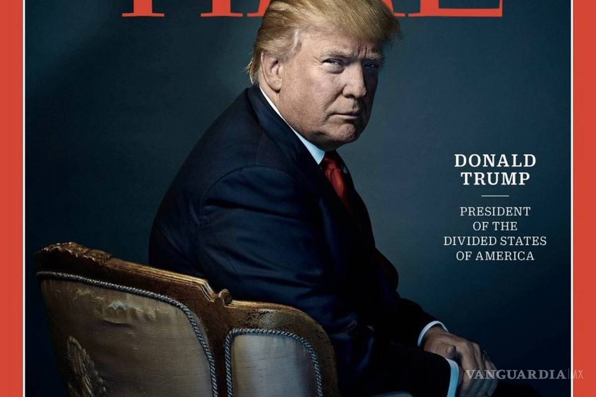 ¿Time le puso 'cuernos' de diablo a Trump en su portada?