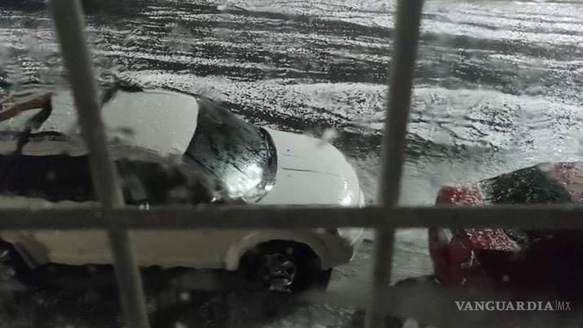 ¿Se fue la luz? Granizada y lluvias sorprenden a Saltillo en Jueves Santo