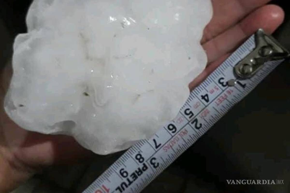‘Golpea’ granizo a Nueva Rosita, Coahuila; reportan daños en clínica del IMSS