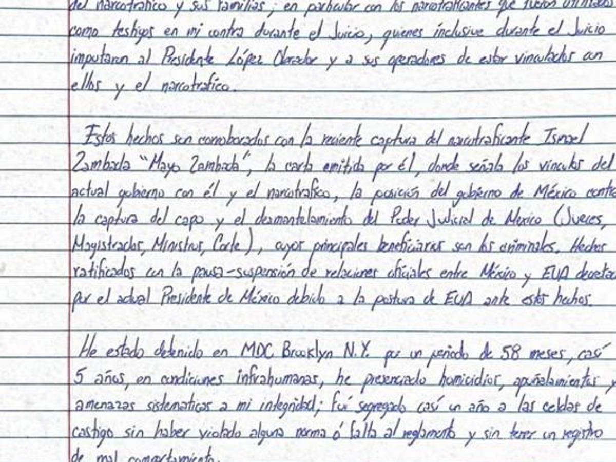 $!Desde la cárcel García Luna afirma que hay audios de AMLO con narcos
