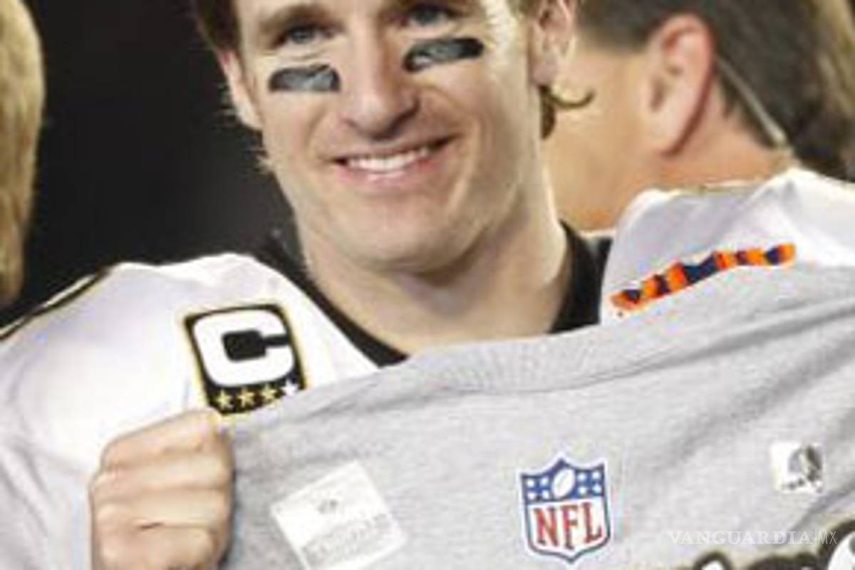 Brees, mariscal número 21 en ganar el MVP en Super Bowl