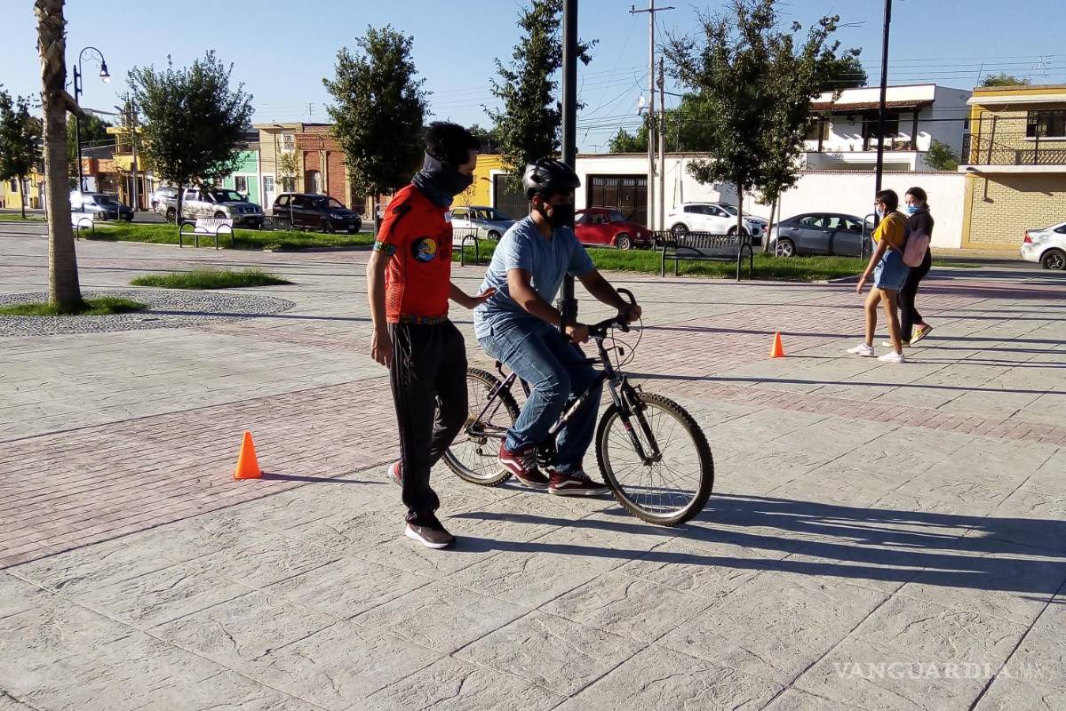 Enseña Biciescuela a pedalear de forma segura por las calles de Saltillo