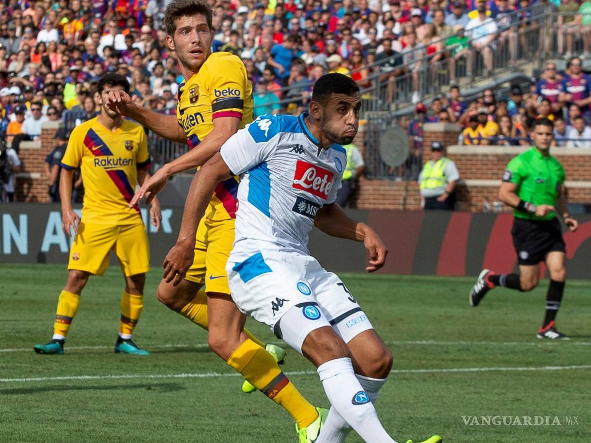 $!Barcelona aplasta al Napoli con Griezmann y Suárez en plan grande