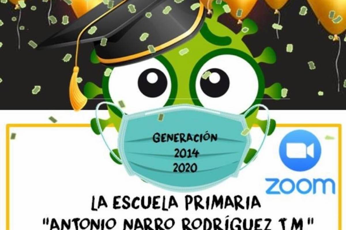 Celebra primaria Antonio Narro de Saltillo, graduación virtual