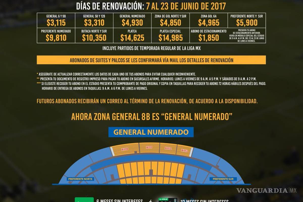 $!Tigres de la UANL anuncia precios para renovar abonos