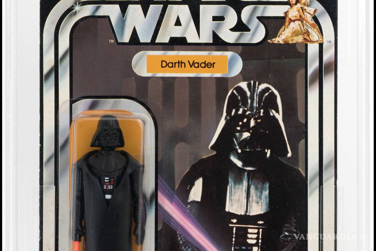 La rara figura de Darth Vader se destaca entre los juguetes Kenner Star Wars