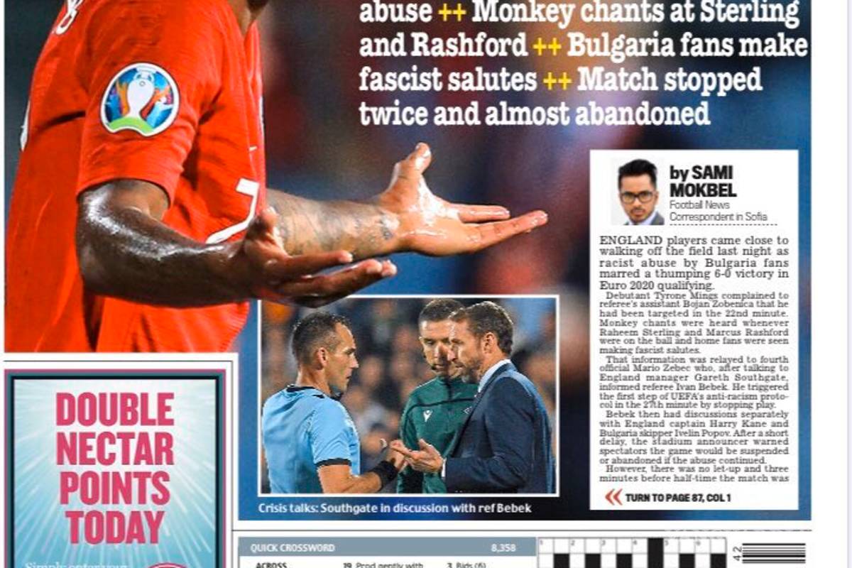 $!Inglaterra vence a Bulgaria y al racismo en las tribunas