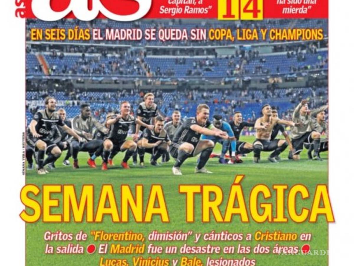 $!Así acribillaron los medios en España al Real Madrid (fotos)